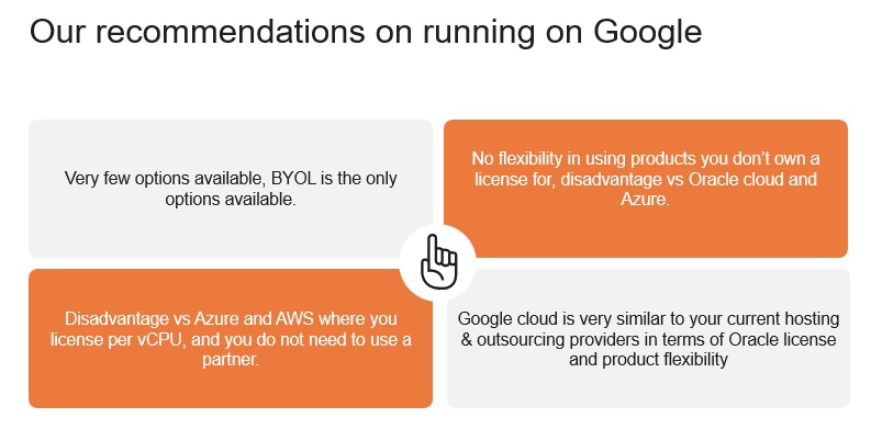 oracle on gcp